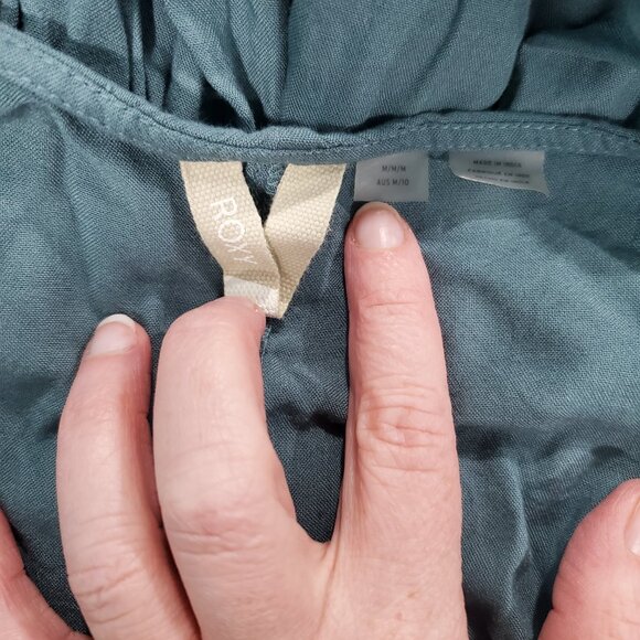 Roxy Women's Summer Dress size Medium blue - Picture 5 of 7